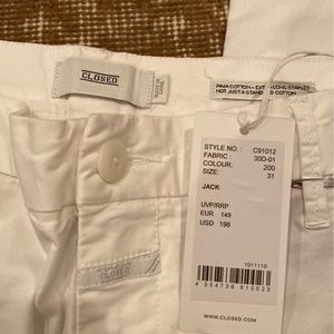NWT CLOSED Pima Cotton Pants 31